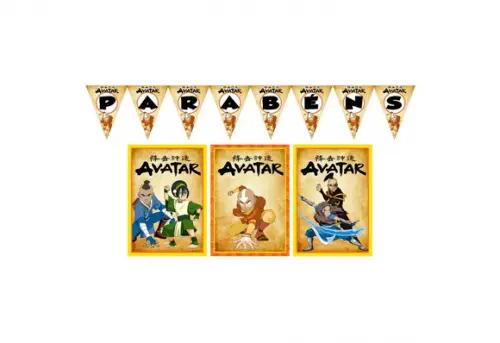 Bandeirola / Pôsteres - Avatar a Lenda de Aang