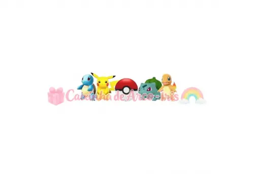 100 Mini Apliques 3,5cm: Pokemón