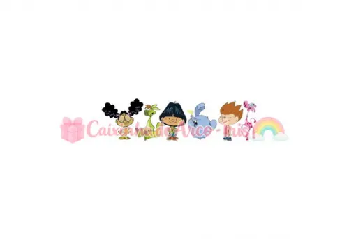 100 Mini Apliques 3,5cm: Meu Amigãozão