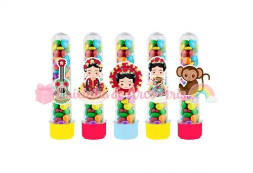 Apliques para Tubetes: Frida Khalo
