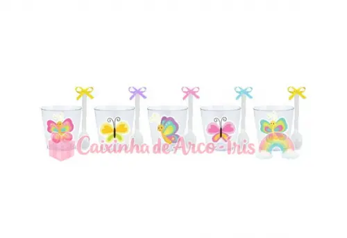 Copinhos com Colherzinhas: Borboleta
