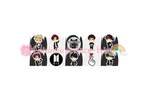 100 Forminhas / Toppers: Bts