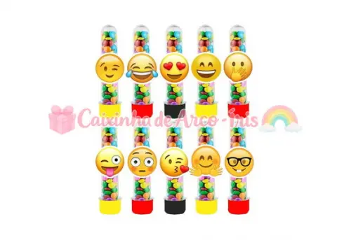 Apliques para Tubetes: Emoji