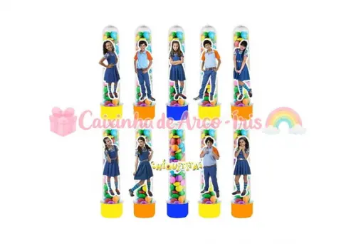 Apliques para Tubetes: Chiquititas