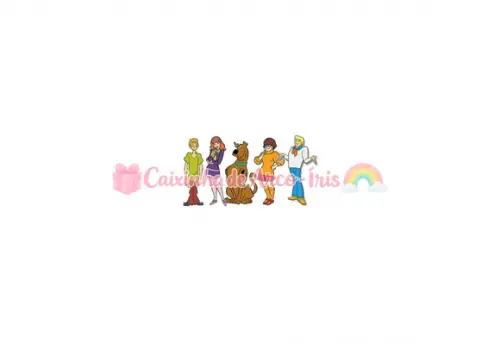100 Mini Apliques 3,5cm: Scooby-doo