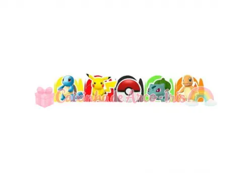 100 Forminhas / Toppers: Pokemón