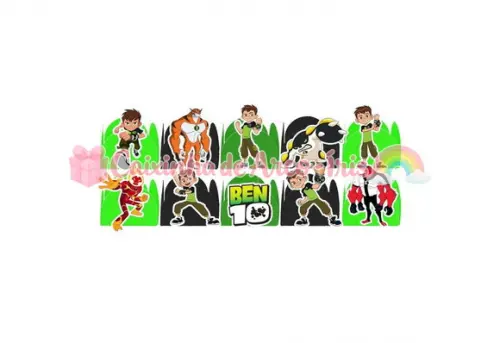 100 Forminhas / Toppers: Ben 10