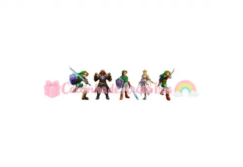 100 Mini Apliques 3,5cm: The Legend Of Zelda
