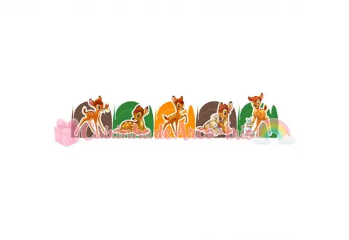 100 Forminhas / Toppers: Bambi