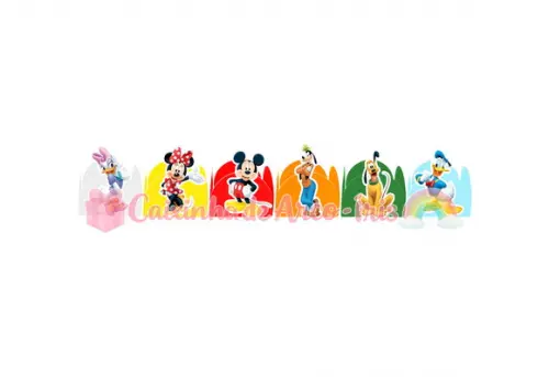100 Forminhas / Toppers: Turma do Mickey