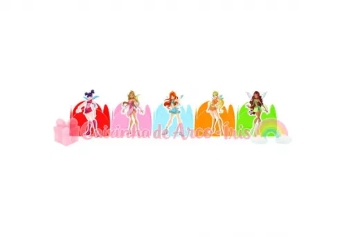 100 Forminhas / Toppers: Clube das Winx