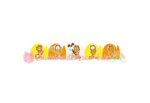 100 Forminhas / Toppers: Garfield