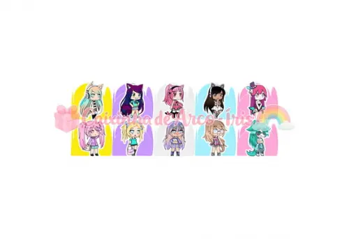 100 Forminhas / Toppers: Gacha Life