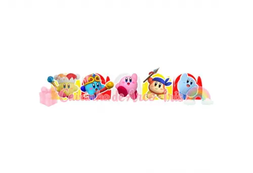 100 Forminhas / Toppers: Kirby