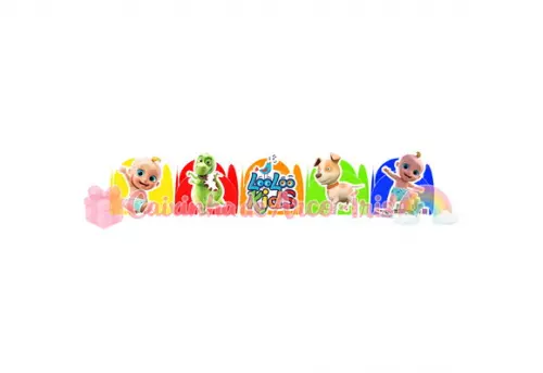 100 Forminhas / Toppers: Looloo Kids