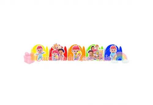 100 Forminhas / Toppers: Bebefinn