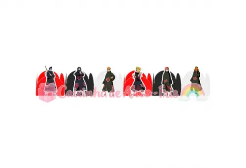 100 Forminhas / Toppers: Akatsuki