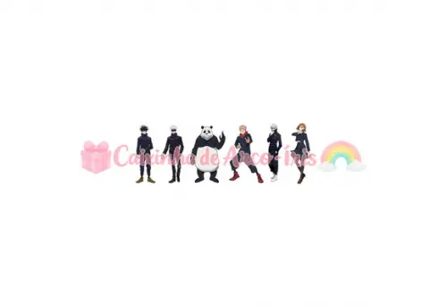 100 Mini Apliques 3,5cm: Jujutsu Kaisen