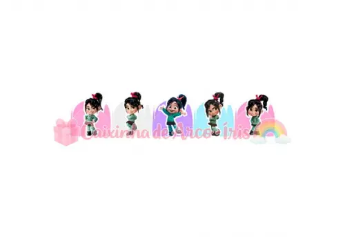 100 Forminhas / Toppers: Vanellope