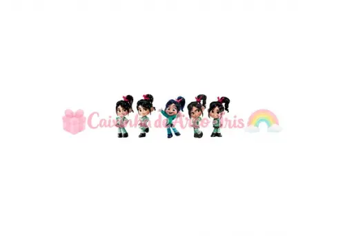 100 Mini Apliques 3,5cm: Vanellope
