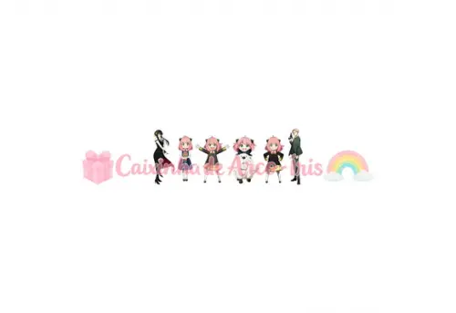 100 Mini Apliques 3,5cm: Spy x Family