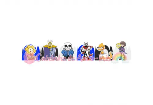 100 Forminhas / Toppers: Undertale