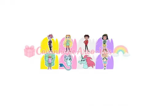 100 Forminhas / Toppers: Star Vs. as Forças do Mal
