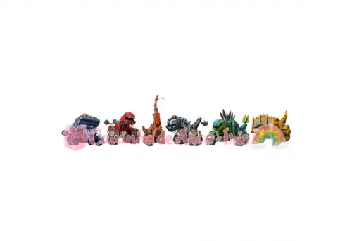100 Mini Apliques 3,5cm: Dinotrux