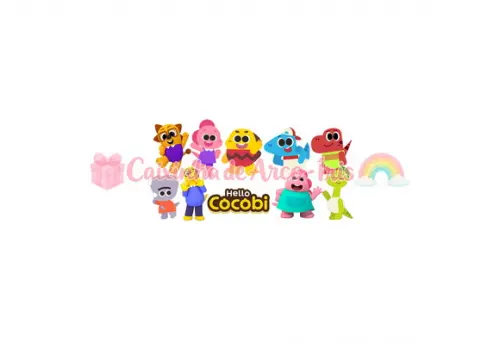 100 Mini Apliques 3,5cm: Cocobi