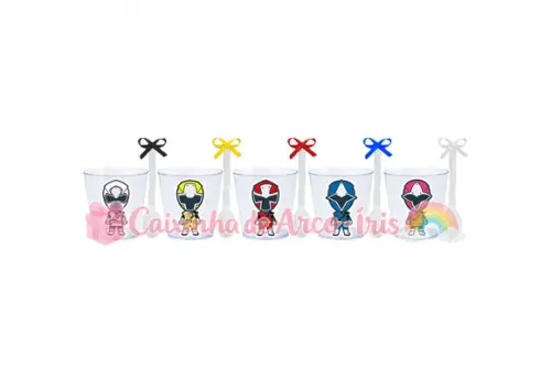 Copinhos com Colherzinhas: Power Rangers: Ninja Steel