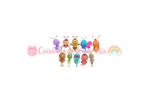 100 Mini Apliques 3,5cm: Bichikids