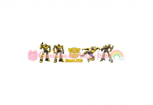 100 Mini Apliques 3,5cm: Bumblebee