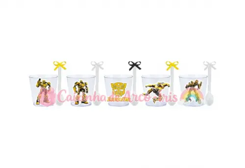 Copinhos com Colherzinhas: Bumblebee