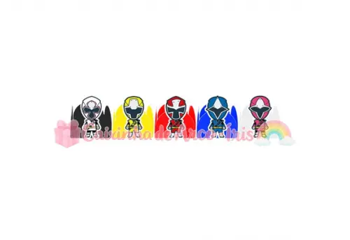 100 Forminhas / Toppers: Power Rangers: Ninja Steel