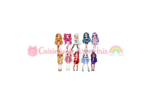100 Mini Apliques 3,5cm: Rainbow High