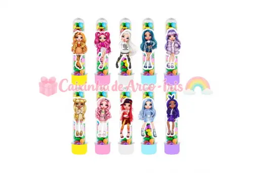 Apliques para Tubetes: Rainbow High