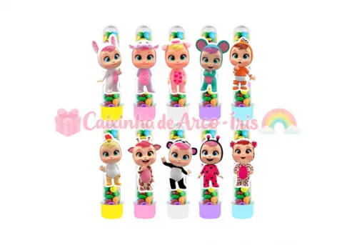 Apliques para Tubetes: Cry Babies