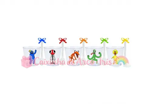 Copinhos com Colherzinhas: Rainbow Friends