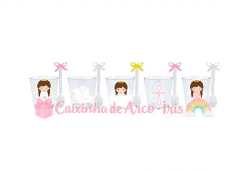 Copinhos com Colherzinhas: Batizado Menina