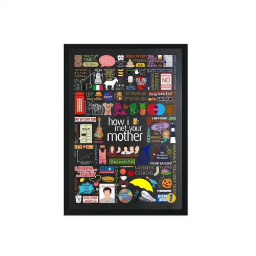 Quadro com Moldura - How I Met Your Mother