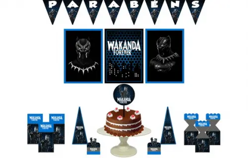 Kit Festa - Pantera Negra
