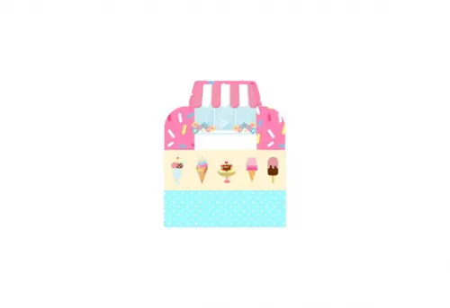 Porta Bis Duplo - Sorveteria