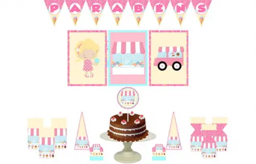 Kit Festa - Sorveteria