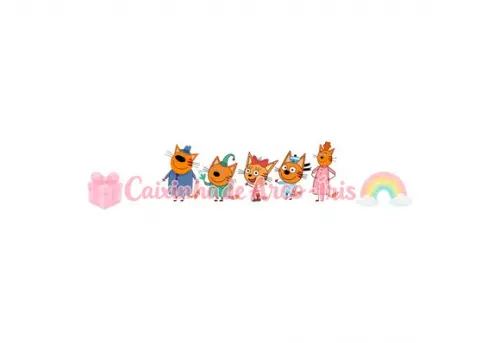 100 Mini Apliques 3,5cm: Kid-e-cats