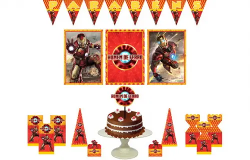 Kit Festa - Homem de Ferro