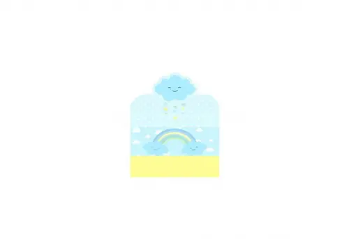 Porta Bis Duplo - Chuva de Bençãos Menino
