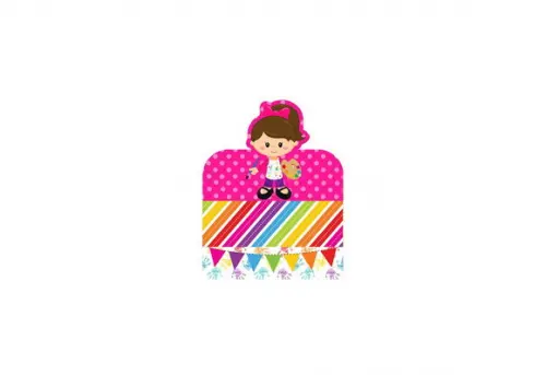 Porta Bis Duplo - Pintando o 7 Menina