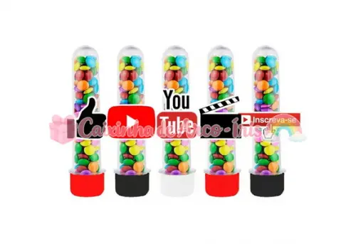 Tubetes com Apliques 3d: Youtube