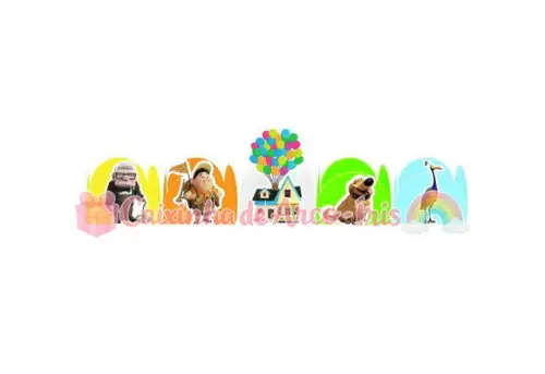 100 Forminhas / Toppers: Up Altas Aventuras