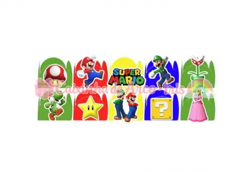 100 Forminhas / Toppers: Super Mario Bros